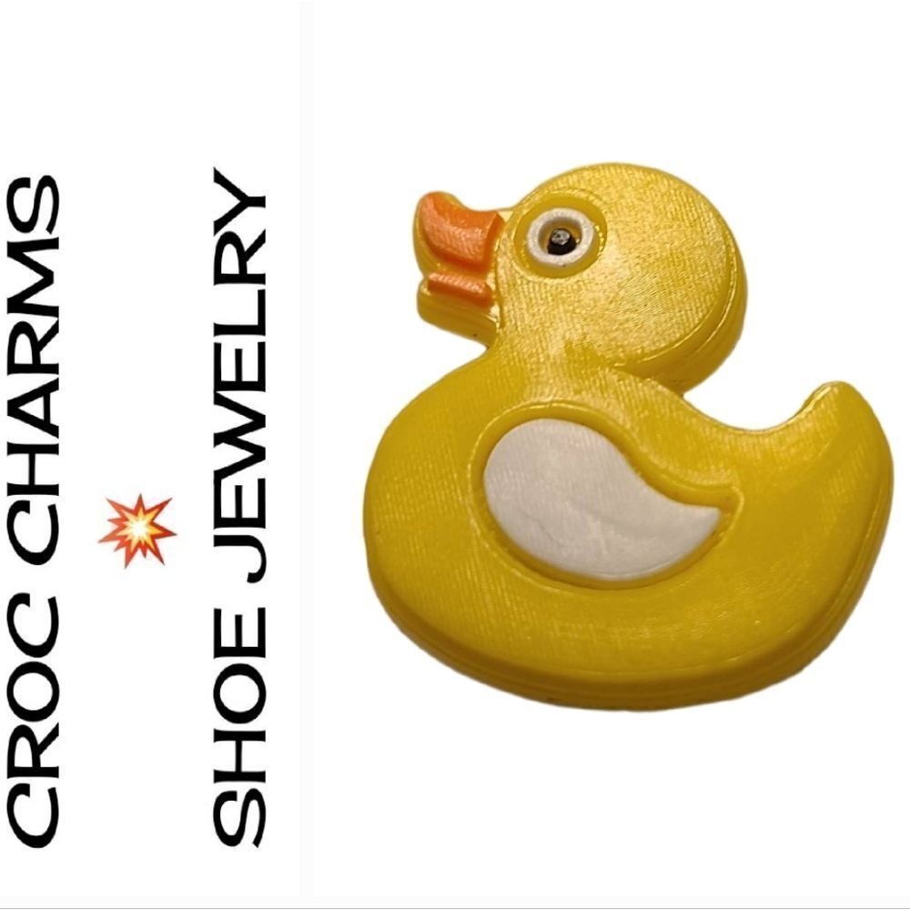 6/$20 Shoe Charm 🌟 Yellow Duck Band Clog Shoe Jewelry Jeep Cruise Baby